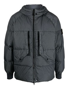 Giubbino Stone Island Garment Dyed Crinkle Reps Ny Down
